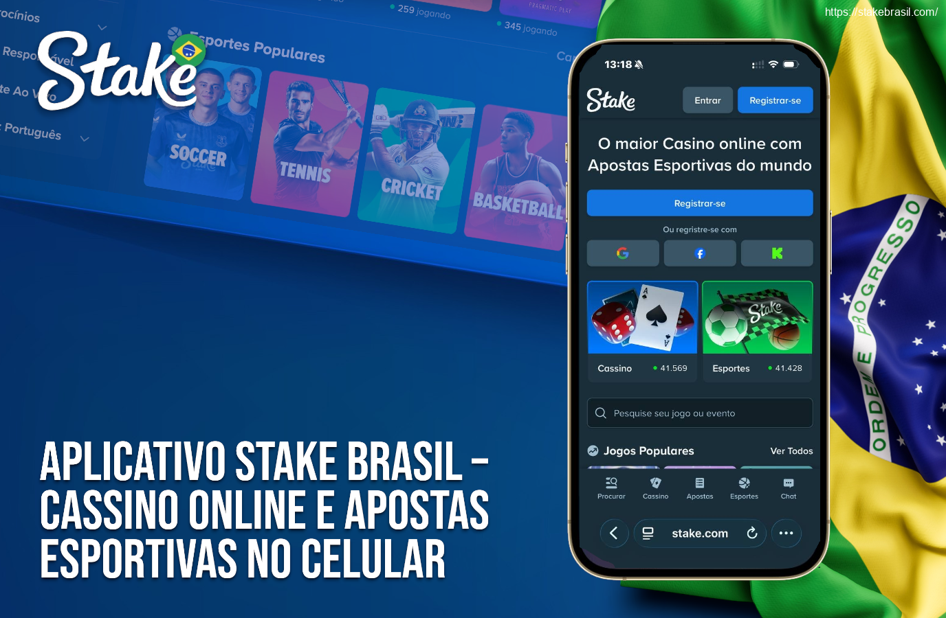 Aplicativo Stake Brasil – Cassino Online e Apostas Esportivas no Celular
