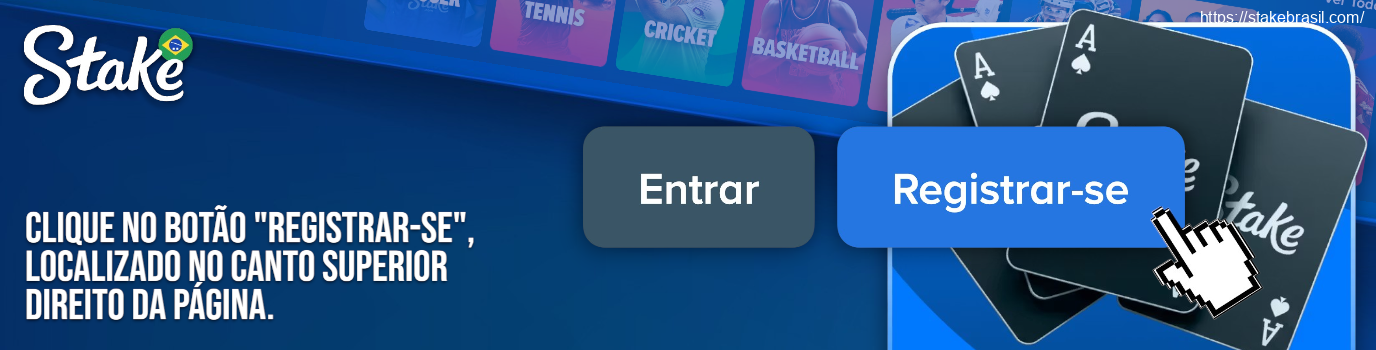 Clique no botão Registrar-se