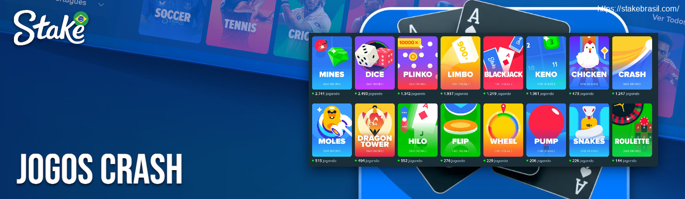 Jogos Crash Stake