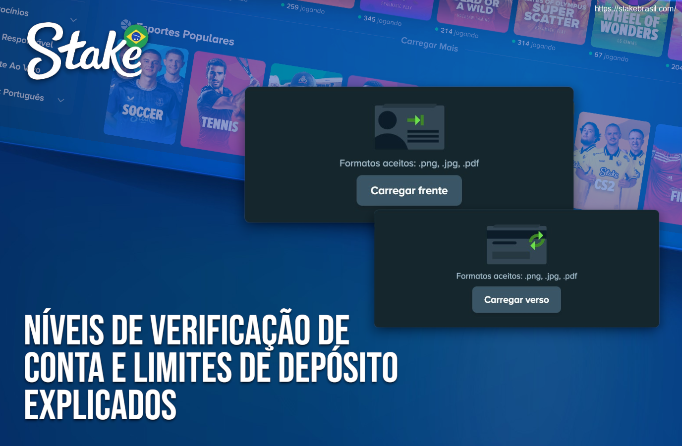 Níveis de Verificação de Conta e Limites de Depósito Explicados Stake