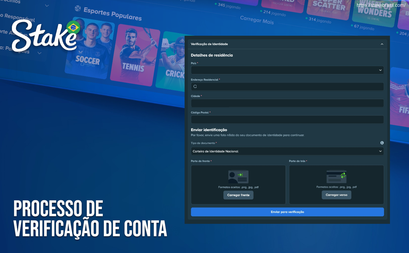 Processo de Verificação de Conta
