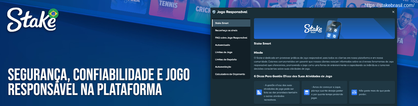 Jogo Responsável na Plataforma