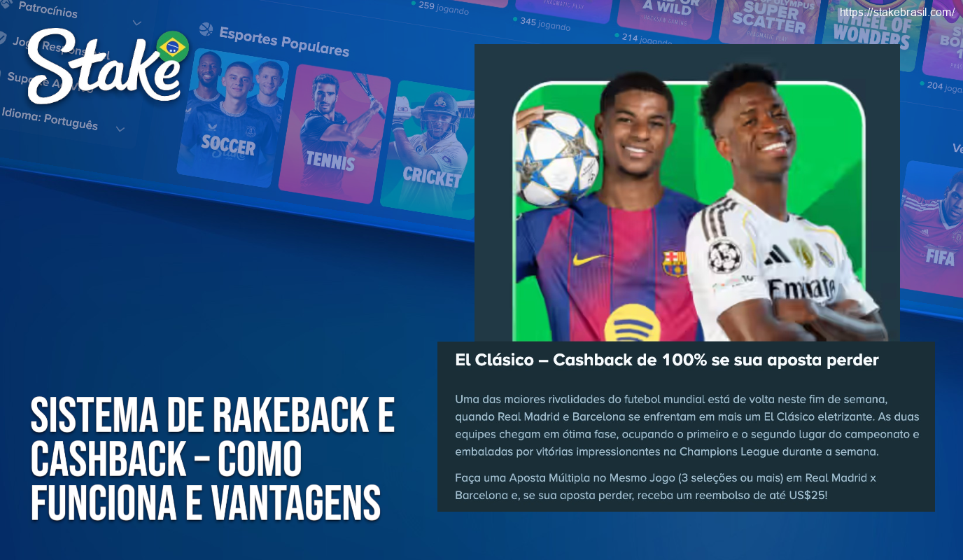 Sistema de Rakeback e Cashback 2026