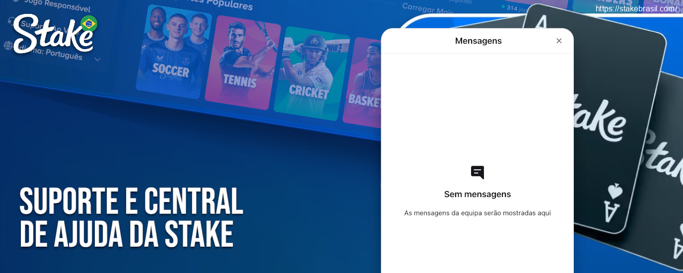 Suporte e Central de Ajuda da Stake